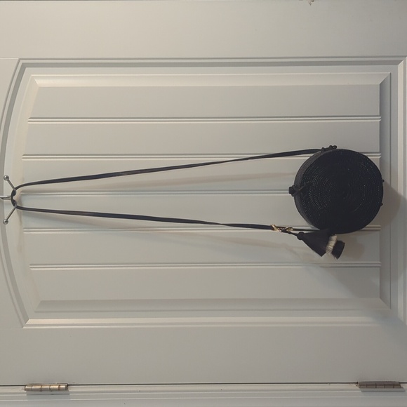 Bosom Buddy Handbags - Bosom Buddy Circular Straw Handbag